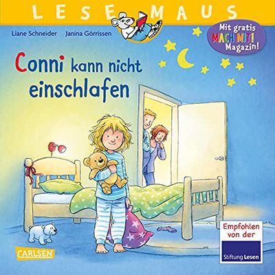 Alle Details zum Kinderbuch LESEMAUS 78: Conni kann nicht einschlafen: Gutenacht-Bilderbuchgeschichte für Kinder ab 3 (78) und ähnlichen Büchern