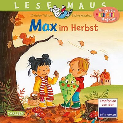 Alle Details zum Kinderbuch LESEMAUS 96: Max im Herbst: Ein Bilderbuch mit vielen Sachinfos (96) und ähnlichen Büchern