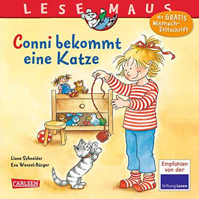Alle Details zum Kinderbuch LESEMAUS 97: Conni bekommt eine Katze (97) und ähnlichen Büchern