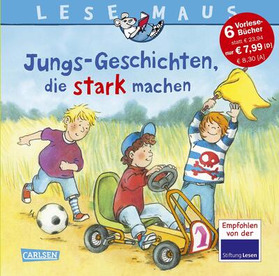 LESEMAUS Sonderbände: Jungs-Geschichten, die stark machen: Sechs Geschichten zum Anschauen und Vorlesen in einem Band | 6 Geschichten in 1 Band bei Amazon bestellen