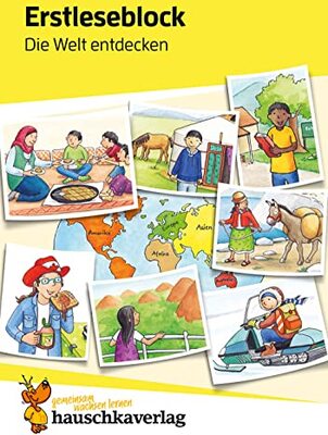 Lesen lernen 1. Klasse für Jungen und Mädchen - Die Welt entdecken: Mit Silben lesen für Erstleser ab der Vorschule (Übungshefte und -blöcke für erstes Lesen, Band 505) bei Amazon bestellen