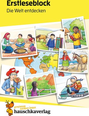 Alle Details zum Kinderbuch Lesen lernen 1. Klasse für Jungen und Mädchen - Die Welt entdecken: Mit Silben lesen für Erstleser ab der Vorschule (Übungshefte und -blöcke für erstes Lesen, Band 505) und ähnlichen Büchern