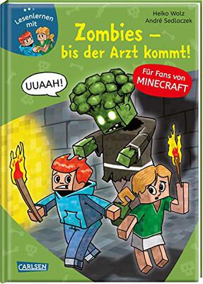 Alle Details zum Kinderbuch Lesenlernen mit Spaß - Minecraft Band 1: Zombies, bis der Arzt kommt! Für Fans von Minecraft und ähnlichen Büchern