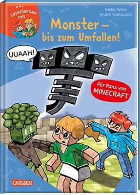 Alle Details zum Kinderbuch Lesenlernen mit Spaß - Minecraft Band 2: Monster - bis zum Umfallen! Für Fans von Minecraft und ähnlichen Büchern