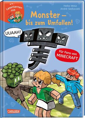 Alle Details zum Kinderbuch Lesenlernen mit Spaß - Minecraft Band 2: Monster - bis zum Umfallen! Für Fans von Minecraft und ähnlichen Büchern