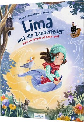 Alle Details zum Kinderbuch Lima und die Zauberfeder: Wenn die Fantasie auf Reisen geht | Fantasievolle Gutenachtgeschichte und ähnlichen Büchern