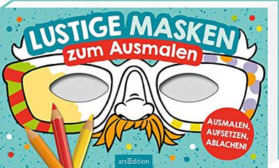 Alle Details zum Kinderbuch Lustige Masken zum Ausmalen: 20 formgestanzte Masken zum Heraustrennen und Anmalen für den Kindergeburtstag und ähnlichen Büchern