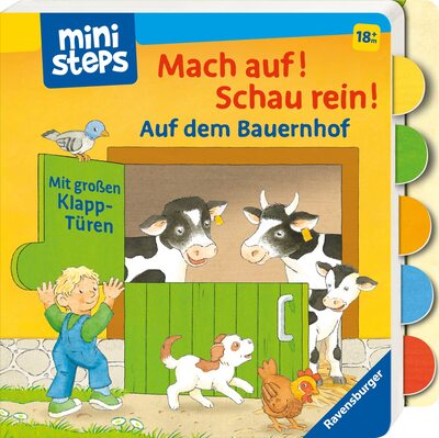 Alle Details zum Kinderbuch ministeps: Mach auf! Schau rein! Auf dem Bauernhof: Ab 18 Monaten (ministeps Bücher) und ähnlichen Büchern