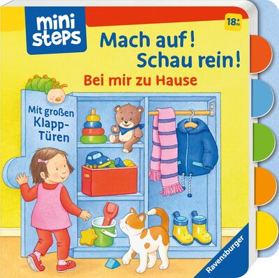Alle Details zum Kinderbuch ministeps: Mach auf! Schau rein! Bei mir zu Hause: Ab 18 Monaten (ministeps Bücher) und ähnlichen Büchern