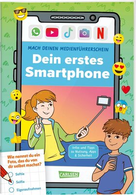 Alle Details zum Kinderbuch Mach deinen Medienführerschein: Dein erstes Smartphone: Infos und Tipps zu Nutzung, Apps und Sicherheit | Smartphone Ratgeber für Kinder ab 8 | Schult die Medienkompetenz und ähnlichen Büchern