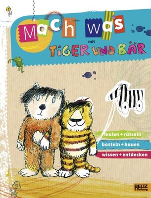 Alle Details zum Kinderbuch Mach was mit Tiger und Bär: Vierfarbiges Aktivitätsheft (Beltz Nikolo) und ähnlichen Büchern