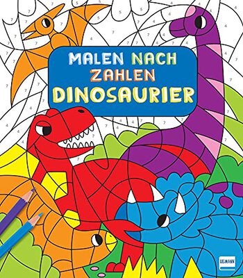 Alle Details zum Kinderbuch Malen nach Zahlen - Dinosaurier und ähnlichen Büchern