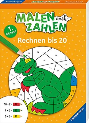 Alle Details zum Kinderbuch Malen nach Zahlen, 1. Kl.: Rechnen bis 20 und ähnlichen Büchern