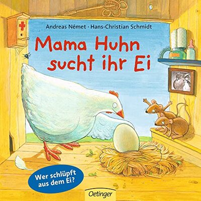 Alle Details zum Kinderbuch Mama Huhn sucht ihr Ei: Pappbilderbuch mit Schlüpf-Effekt bei jedem Umblättern für Kinder ab 2 Jahren und ähnlichen Büchern