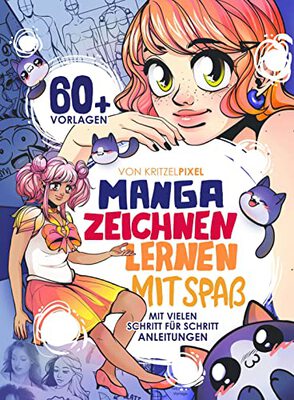 Manga zeichnen lernen mit Spaß: Gesichter und Figuren zeichnen, Schritt für Schritt mit über 60 Vorlagen. Das Anfängerbuch für Kinder & Erwachsene. bei Amazon bestellen