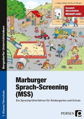 Alle Details zum Kinderbuch Marburger Sprach-Screening (MSS): Ein Sprachprüfverfahren für Kindergarten und Schule (1. Klasse/Vorschule) und ähnlichen Büchern