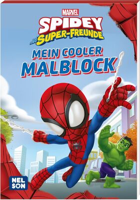 Alle Details zum Kinderbuch MARVEL Spidey und seine Superfreunde: Mein cooler Malblock: Malblock und ähnlichen Büchern