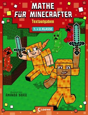 Mathe für Minecrafter - Textaufgaben: Mathematik-Nachhilfe für Jungen und Mädchen in der 1. und 2. Klasse bei Amazon bestellen