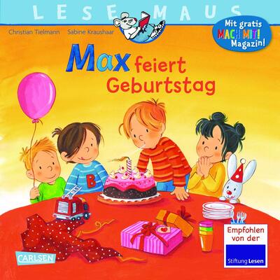 Alle Details zum Kinderbuch LESEMAUS 21: Max feiert Geburtstag (21) und ähnlichen Büchern