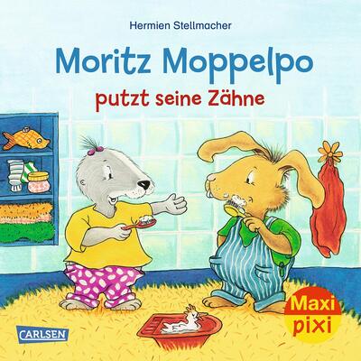 Alle Details zum Kinderbuch Maxi Pixi 294: Moritz Moppelpo putzt seine Zähne und ähnlichen Büchern