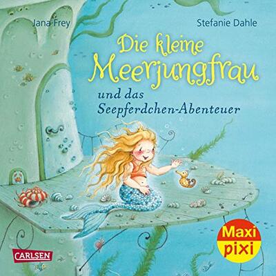 Alle Details zum Kinderbuch Maxi Pixi 358: Die kleine Meerjungfrau und das Seepferdchen-Abenteuer (358): Miniaturbuch und ähnlichen Büchern