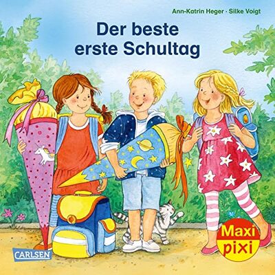 Alle Details zum Kinderbuch Maxi Pixi 395: Der beste erste Schultag: LeseBilderBuch mit Vignetten (395) und ähnlichen Büchern