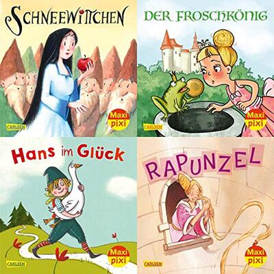 Alle Details zum Kinderbuch Maxi-Pixi-4er-Set 83: Märchen (4x1 Exemplar) (83) und ähnlichen Büchern