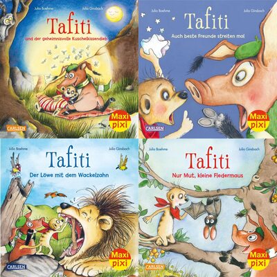 Maxi-Pixi-4er-Set 93: Abenteuer mit Tafiti (4x1 Exemplar): 4 Minibücher für Kinder ab 3 Jahren (93) bei Amazon bestellen