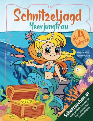 Alle Details zum Kinderbuch Meerjungfrau Schnitzeljagd Kindergeburtstag ab 4 Jahre: Mit lustiger Bewegungsgeschichte und jede Menge Spaß geht es ab ins Meerjungfrauen-Abenteuer! und ähnlichen Büchern