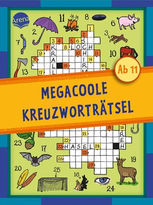 Alle Details zum Kinderbuch Megacoole Kreuzworträtsel: Extradicker Kreuzworträtselblock für Kinder ab 11 Jahren und ähnlichen Büchern