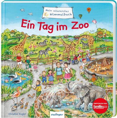 Mein allererstes Wimmelbuch: Ein Tag im Zoo: Ausflug zu Elefant, Affe, Pinguin & Co. für Kleinkinder ab 2 Jahren bei Amazon bestellen