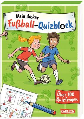 Alle Details zum Kinderbuch Mein dicker Fußball-Quizblock: Über 100 Quizfragen und ähnlichen Büchern