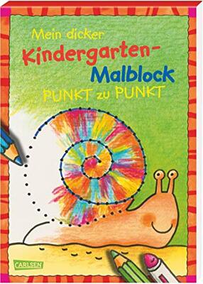Alle Details zum Kinderbuch Mein dicker Kindergarten-Malblock: Von Punkt zu Punkt und ähnlichen Büchern