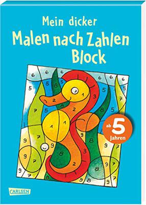 Alle Details zum Kinderbuch Mein dicker "Malen nach Zahlen" Block und ähnlichen Büchern
