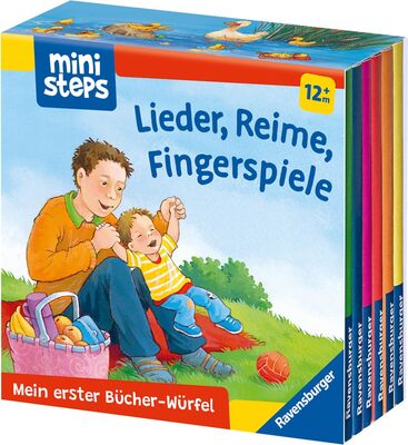 Alle Details zum Kinderbuch ministeps: Mein erster Bücher-Würfel: Lieder, Reime, Fingerspiele (Bücher-Set): Ab 12 Monaten (ministeps Bücher) und ähnlichen Büchern