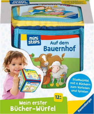 Alle Details zum Kinderbuch ministeps: Mein erster Bücher-Würfel (Starter-Set): Ab 12 Monate und ähnlichen Büchern