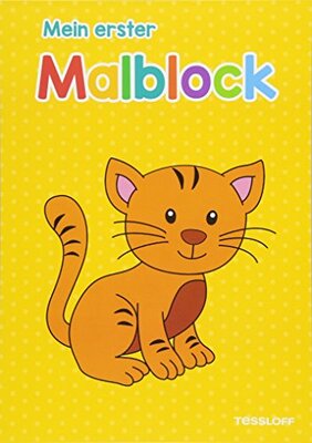 Alle Details zum Kinderbuch Mein erster Malblock (Katze) (Malbücher und -blöcke) und ähnlichen Büchern