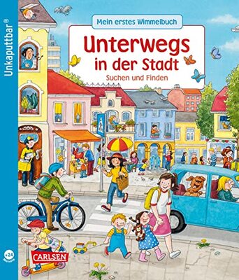 Alle Details zum Kinderbuch Unkaputtbar: Mein erstes Wimmelbuch: Unterwegs in der Stadt: Suchen und Finden | Ein Wimmelbuch für Kinder ab 2 Jahren und ähnlichen Büchern