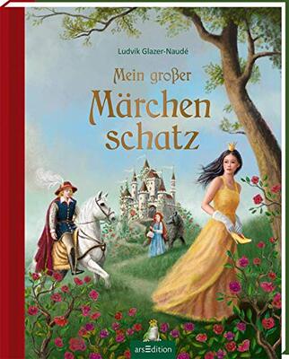 Alle Details zum Kinderbuch Mein großer Märchenschatz: Die schönsten Märchen von den Gebrüdern Grimm, Hans Christian Andersen, Wilhelm Hauff und Charles Perrault und ähnlichen Büchern