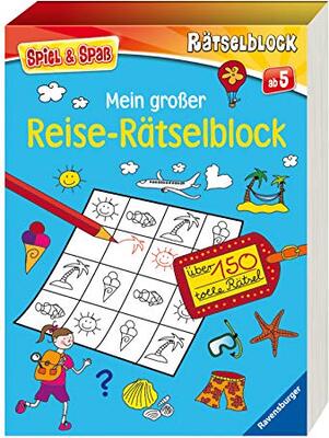 Alle Details zum Kinderbuch Mein großer Reise-Rätselblock: Über 150 tolle Rätsel (Spiel & Spaß - Rätselblock) und ähnlichen Büchern