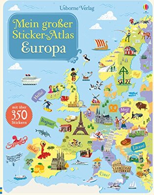 Mein großer Sticker-Atlas: Europa: mit über 350 Stickern (Meine Stickerbücher) bei Amazon bestellen
