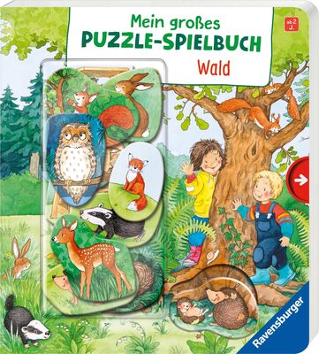 Alle Details zum Kinderbuch Mein großes Puzzle-Spielbuch: Wald (Pappbilderbuch - Mein großes Puzzle-Spielbuch) und ähnlichen Büchern