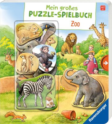 Alle Details zum Kinderbuch Mein großes Puzzle-Spielbuch: Zoo und ähnlichen Büchern