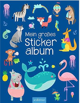 Alle Details zum Kinderbuch Mein großes Stickeralbum – Tiere und ähnlichen Büchern