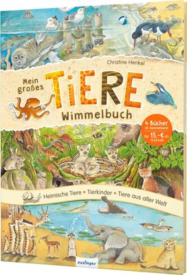 Alle Details zum Kinderbuch Mein großes Tiere-Wimmelbuch: Heimische Tiere, Tierkinder & Tiere aus aller Welt und ähnlichen Büchern