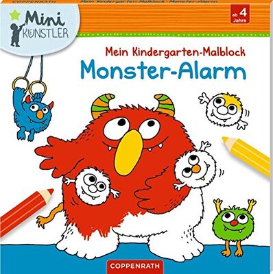 Alle Details zum Kinderbuch Mein Kindergarten-Malblock: Monster-Alarm (Mini-Künstler) und ähnlichen Büchern