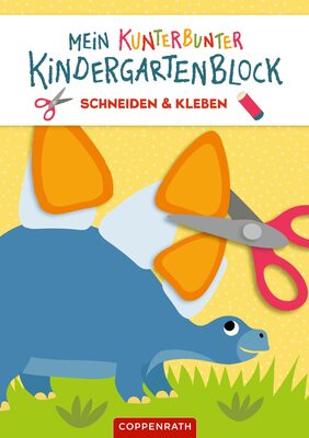 Alle Details zum Kinderbuch Mein kunterbunter Kindergartenblock: Schneiden & Kleben (Dinosaurier) und ähnlichen Büchern
