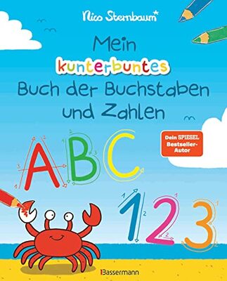 Alle Details zum Kinderbuch Mein kunterbuntes Buch der Buchstaben und Zahlen. Spielerisch das Alphabet und die Zahlen von 1 bis 20 lernen. Für Vorschulkinder ab 5 Jahren: Vom Bestsellerautor (Schüttel den Apfelbaum) und ähnlichen Büchern