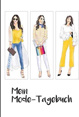 Mein Mode Tagebuch: Skizzenbuch: Eigene Outfits zeichnen, entwerfen, gestalten und skizzieren. Für Designer, Illustratoren und Fashionistas. bei Amazon bestellen