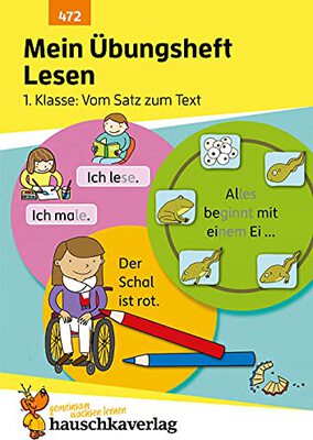 Alle Details zum Kinderbuch Mein Übungsheft Lesen 1. Klasse - Vom Satz zum Text: Lese-Aufgaben mit Lösungen - Silben lesen lernen (Lernhefte zum Üben und Wiederholen, Band 472) und ähnlichen Büchern